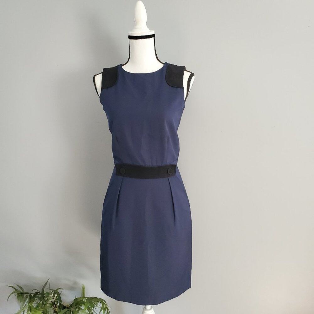 Raoul Sleeveless Sheath Slit Midi Pocket Dress 2